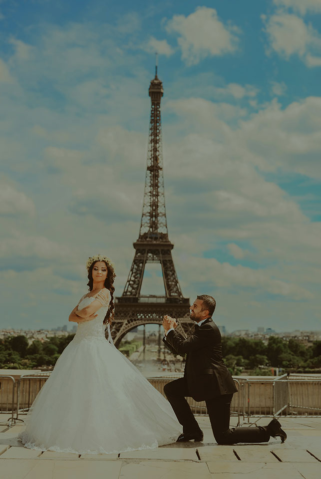 Paris Düğün Fotoğraf Çekimleri