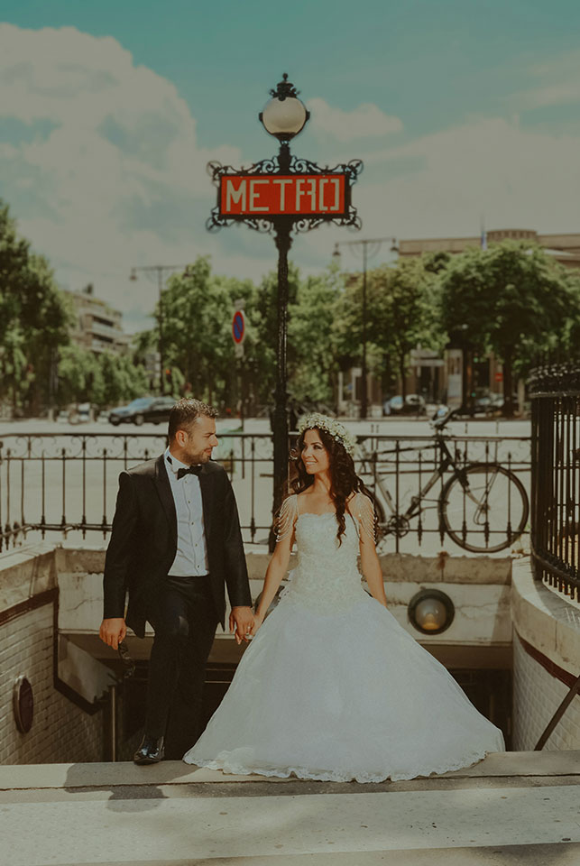 Paris Düğün Fotoğraf Çekimleri