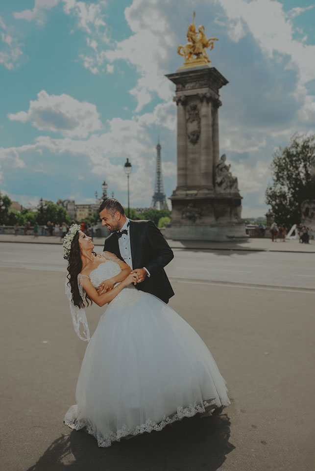 Paris Düğün Fotoğraf Çekimleri
