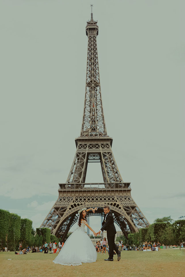 Paris Düğün Fotoğraf Çekimleri